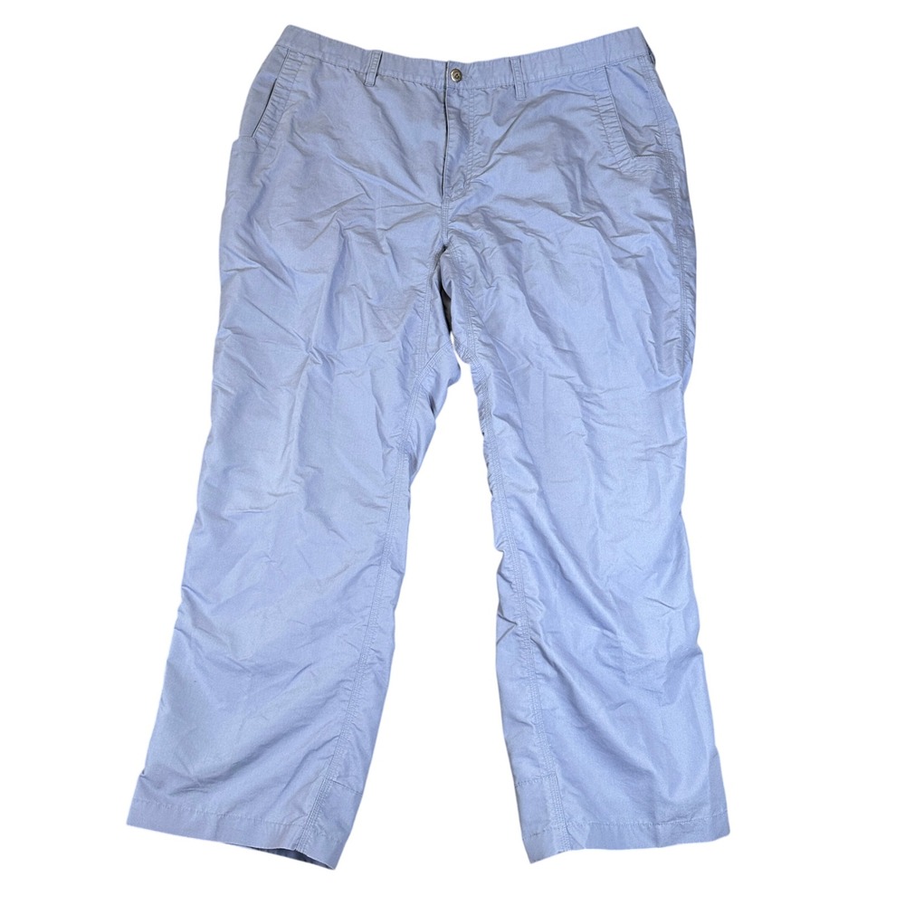 Mountain Khakis Mens 44x32 Light Blue Jackson Hole Wyoming Straight Leg Pants